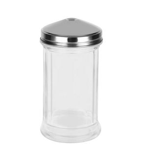 Chef Inox Sugar Dispenser Centre Pour Glass W /SSteel Lid 140mm