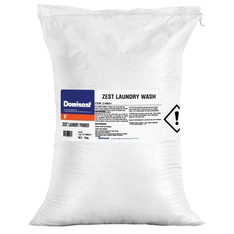 Dominant Zest Laundry Powder 15Kg Bag