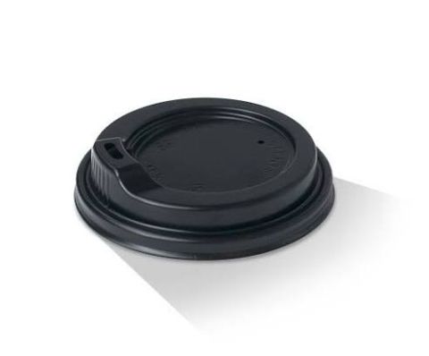 120z Flat Lids Black 10x100/Ctn