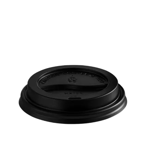 8Oz Flat Lids Black