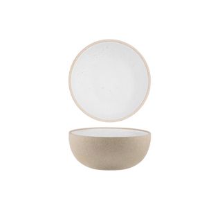 Tablecraft Soho Round Deep Bowl White Pebble 120x50mm
