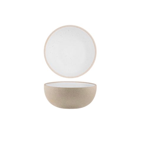 Tablecraft Soho Round Deep Bowl White Pebble 120x50mm