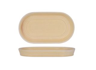 Tablecraft Urban Loft Oval Platter Sandstone 240x137x27mm