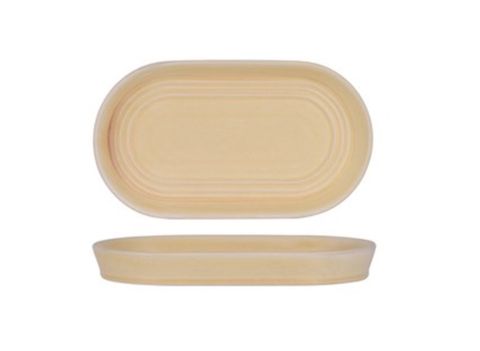 Tablecraft Urban Loft Oval Platter Sandstone 240x137x27mm