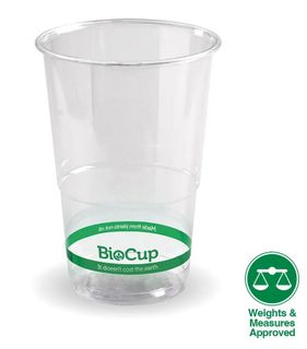 Biocup 280Ml Clear Cup W/M