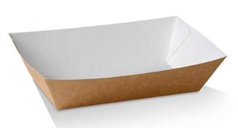 #4 Large Tray Kraft/Brown 170x95x55mm