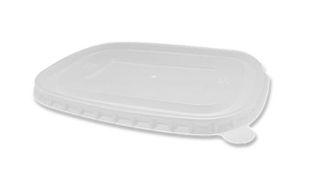 Lid Rectangular Container CPLA fits 500-1000ml