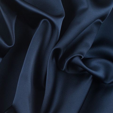 Navy Satin Heavy