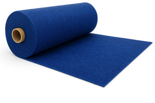 Wool Kersey Royal Blue-101 Cms