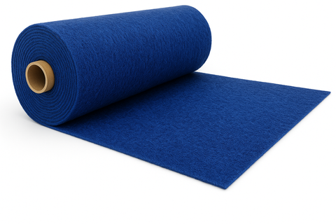 Wool Kersey Royal Blue-101 Cms
