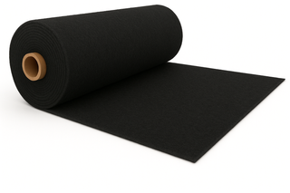 Wool Kersey Black- 101 Cms