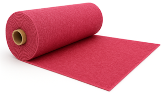Wool Kersey Rose- 101 Cms