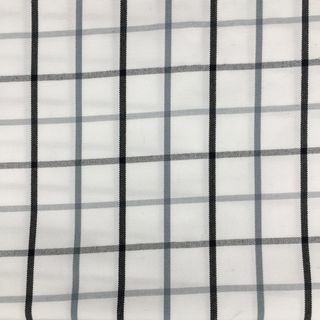 Poly Grey/Black Collar Check