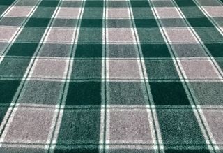Wool Rug Lining Green Check