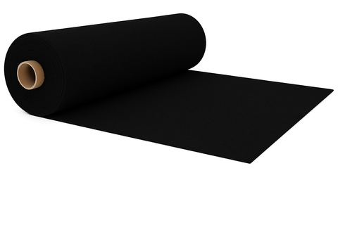 Wool Kersey Black- 183 Cms