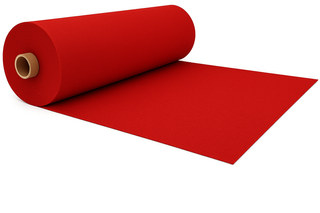 Wool Kersey Scarlet-183 Cms