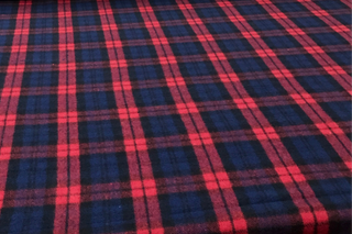 Wool Tartan Blackwatch Scarlet