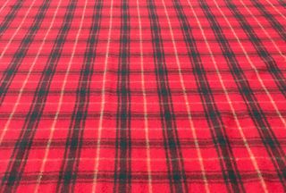 Wool Tartan Scarlet