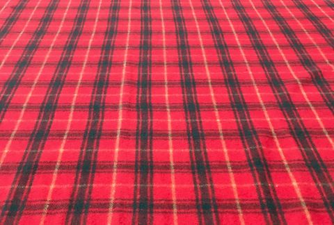 Wool Tartan Scarlet