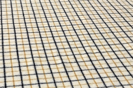 WOOL COLLAR CHECKS FABRIC