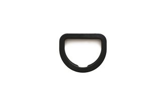 Plastic 25mm D-Ring Black