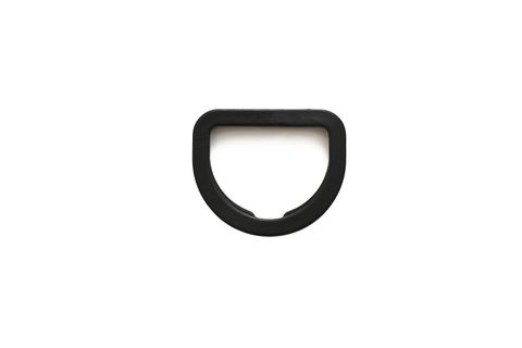 Plastic 25mm D-Ring Black