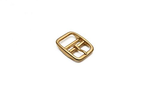 Two Bar Buckle - Brass 25mm