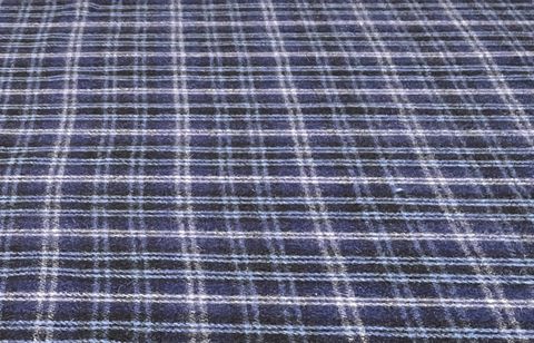 Wool Tartan - Home Sax Blue