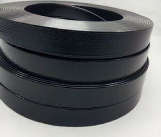 PVC Coated Webbing 19mm Black