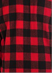 Bushshirt Fabric  -Red/Black