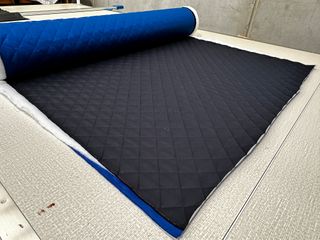 Cotton Royal/Navy Quilted 240g