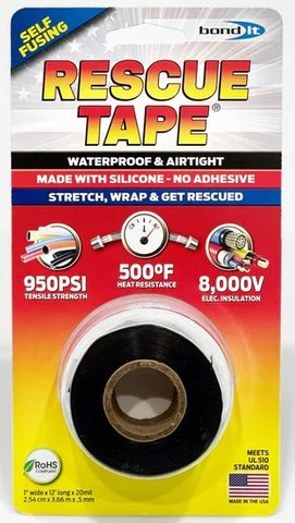 RESCUE TAPE BLACK 25mm