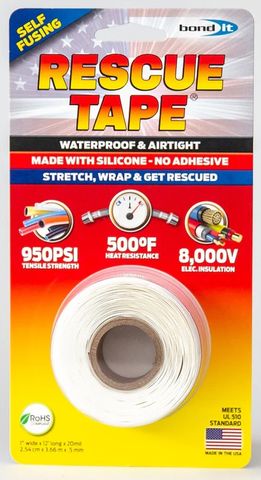 RESCUE TAPE WHITE 25mm