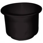 DRINK HOLDER RECESSED BLACK