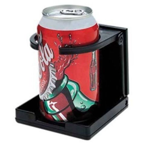 DRINK HOLDER ADJUSTABLE BLACK