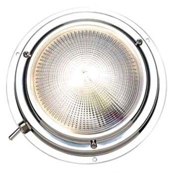 DOME LIGHT STAINLESS STEEL 4"