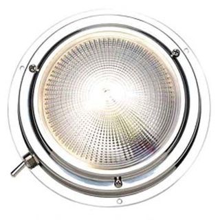 DOME LIGHT STAINLESS STEEL 4"