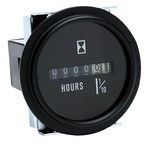 HOUR METER BLACK BEZEL