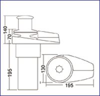 Vertical Windlass 700W