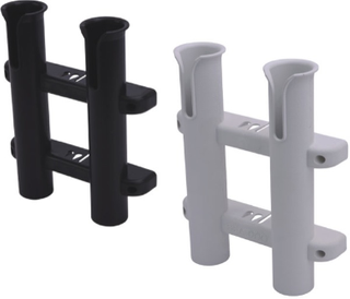 Two Rod Storage Rack Black