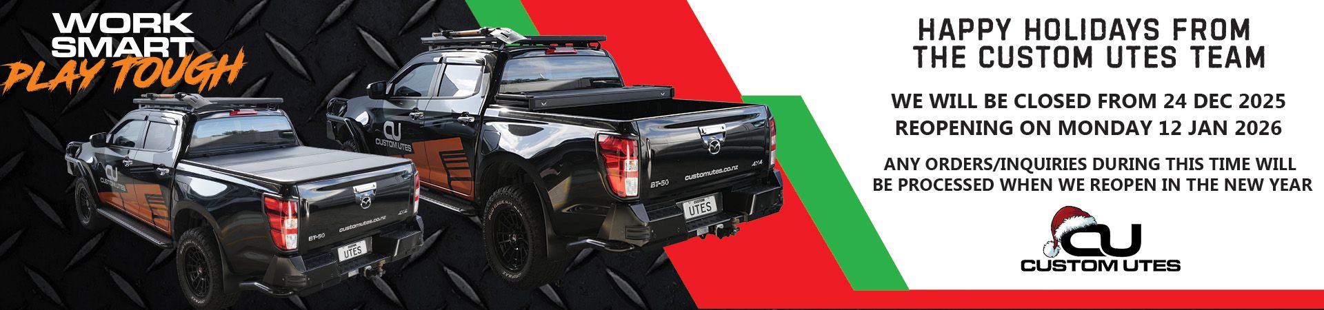 Holiday 25 Tri-Fold Hard Lid