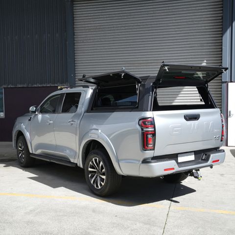 Trophy Steel Alloy Ute Canopy for GWM Cannon (Black)