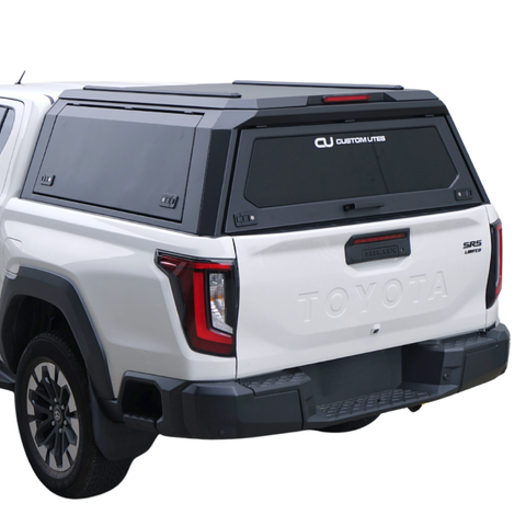 Trophy Steel Alloy Ute Canopy for Hilux 2015-2026+ (Black)
