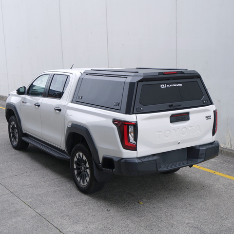 Trophy Steel Alloy Ute Canopy for Hilux 2026+ (Black)