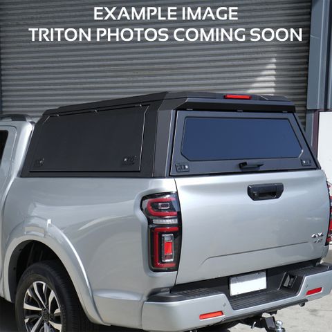 Trophy Steel Alloy Ute Canopy for Triton 2024+ (Black)