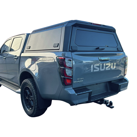 Trophy Steel Alloy Ute Canopy for 2021+ Isuzu D-Max (Black)