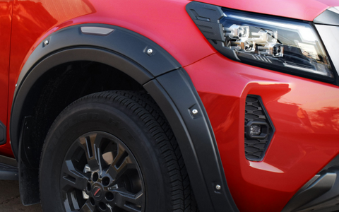 RBS 6in Flares Matte Black Navara 2021+