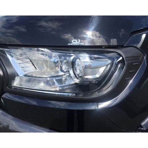 2016-2022 PX Ranger Head Light Trims Black