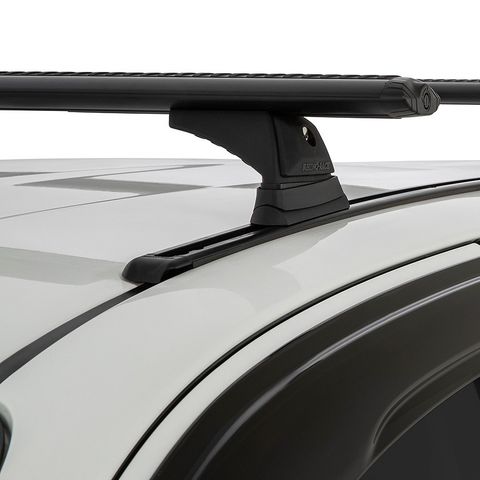 2016+ Hilux 3 Bar Stylish Track Mount Roof Racks Black