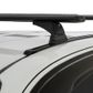 2016+ Hilux 3 Bar Stylish Track Mount Roof Racks Black